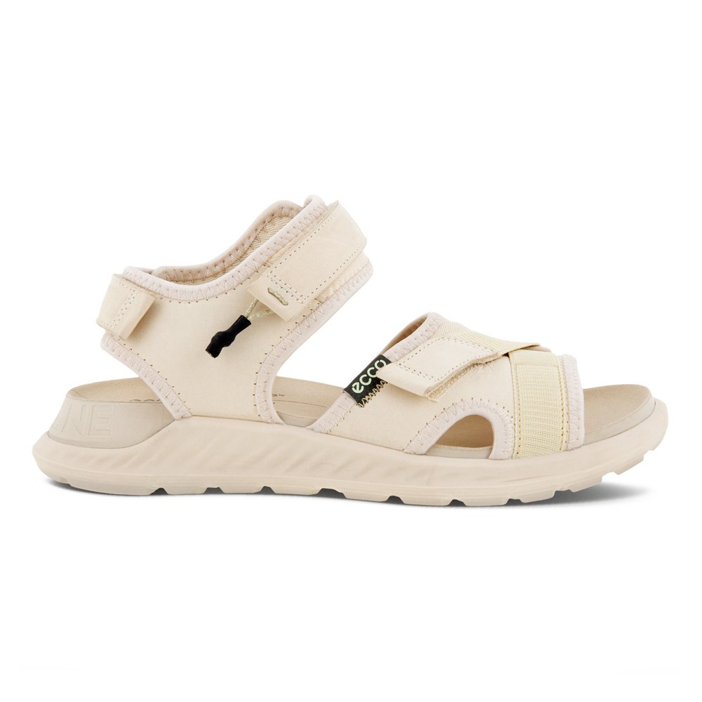 Sandalias Mujer - ECCO Exowrap 3S Velcro - Beige - RZU381245